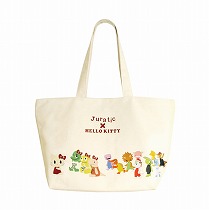 ジュラチック×ハローキティ」トートバック（ジュラチックフレンズ